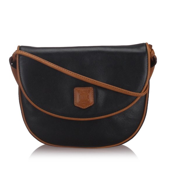 Pre-owned Vintage Celine Leather Crossbody Bag - Picture 10 of 11